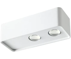 10W LED sieninis šviestuvas YUKI, matinės baltos sp., 2700K, dimeriuojamas, 01-4234