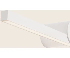 Sieninis šviestuvas 10W LED sieninis veidrodžio šviestuvas, baltas, 3000K, IP54, 22124-W