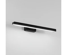 Sieninis šviestuvas 10W LED sieninis vonios šviestuvas LANCER, juodas, 3000K, IP54