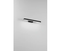 Sieninis šviestuvas 10W LED sieninis vonios šviestuvas LANCER, juodas, 4000K, IP54