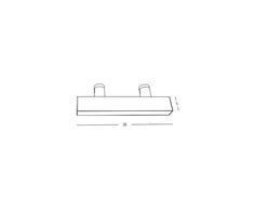 10W LED šviestuvas į magnetinę sistemą ZAMBELIS FLEXIBLE, juodas, 3000K, DALI, 23182