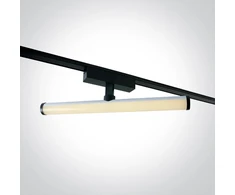 10W LED šviestuvas į magnetines sistemas FLAT, juodas, 3000/4000/5000K, 48V, 43126FA/B/V