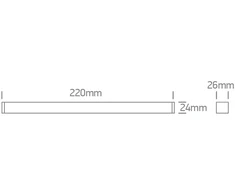 10W LED šviestuvas į magnetines sistemas FLAT, juodas, 3000/4000/5000K, 48V, 120°, 43100FA/B/V