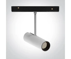 10W LED šviestuvas į magnetines sistemas MINI/MIDI/MAXI/P&amp;P, baltas, 3000/4000K, 48V, 38°, DALI, 42144L/W/V