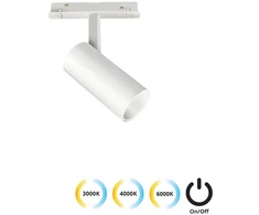 10W LED šviestuvas į magnetinius bėgelius MAGNETIC, baltas, 3000/4000/6000K, 4244001S