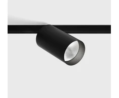 10W LED šviestuvas TUB M NB į magnetinę sistemą IN_LINE, juodas, 3000K, 6°, DALI