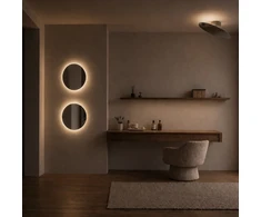 Sieninis šviestuvas 10W LED šviestuvas - veidrodis MIRA, baltu korpusu, 3000K, pakreipiamas, 2667