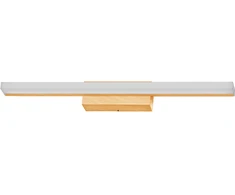 Sieninis šviestuvas 10W LED veidrodžio šviestuvas ORBIS MIRROR, medienos sp., 3000/4000K, dimeriuojamas, IP44
