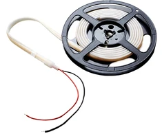 10W/m LED COB juosta, 24V, 3000K, 5m ritė, IP65