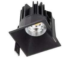 11/15W LED įleidžiamas šviestuvas XDOMINO, juodas, 4000K