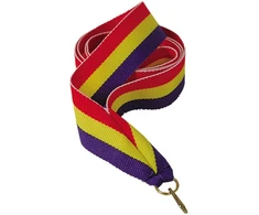 11 mm juosta - raudona, geltona ir mėlyna