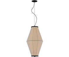 11,5W LED įleidžiamo montavimo pakabinamas šviestuvas TOTEM, juodas, 2700K, E4050090N