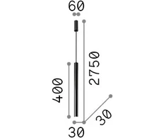 11,5W LED pakabinamas šviestuvas ULTRATHIN, žalvario sp., 3000K, 339726