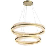 118W LED pakabinamas šviestuvas, šlifuotos aukso sp., 3000K, dimeriuojamas, 25413