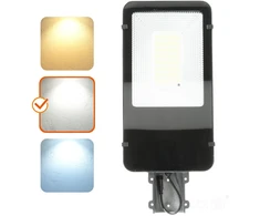 11W LED gatvės šviestuvas su saulės baterija SOLIT, juodas, 4000K, IP54