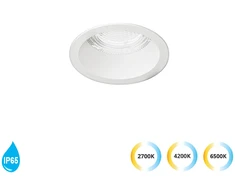 11W LED įleidžiamas lauko šviestuvas RICKY, baltas, 2700/4200/6500K, IP65, 4335100