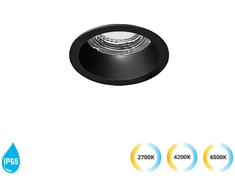 11W LED įleidžiamas lauko šviestuvas RICKY, juodas, 2700/4200/6500K, IP65, 4335101