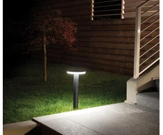 11W LED lauko šviestuvas KIT 07 - LINE 220 POST H500, juodas, 3000K