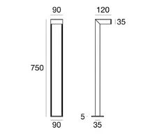 11W LED lauko šviestuvas PEAK, juodas, 4000K, IP66