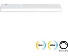 11W LED linijinis šviestuvas į magnetinę sistemą VIOKEF MAGNETIC, baltas, 3000/4000K, dimeriuojamas, 4244303-N
