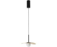 11W LED pakabinamas šviestuvas CODY, juodos/baltos/aukso sp., 3000K, 01-3308