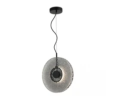 11W LED pakabinamas šviestuvas, matinės juodos/dūmų sp., 3000K, 23074