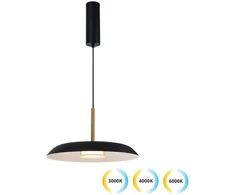 11W LED pakabinamas šviestuvas NUDO, juodos/baltos sp., 3000/4000/6000K, 4338800