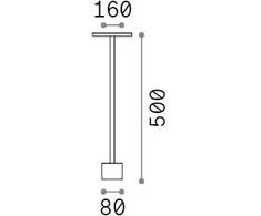 11W LED pastatomas lauko šviestuvas TOFFEE, kavos sp., 3000K, IP65, 347844