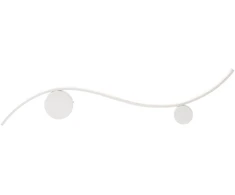 11W LED sieninis šviestuvas WAVE, baltas, 3000K