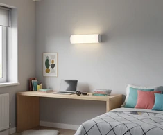 Sieninis šviestuvas 11W LED sieninis veidrodžio šviestuvas ALDO, baltas, 3000/4000K, IP44, A3432070B