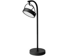 11W LED stalo šviestuvas PUCK, juodas, 3000K