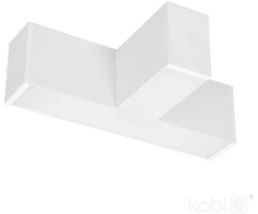 11W Linijinio šviestuvo KOLINE K2 T formos sujungimas, baltas, 3000/4000/6500K
