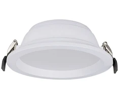 12/15/18W LED įleidžiamas šviestuvas COMFORT, baltas, 3000/4000K, 95°, IP44, DALI