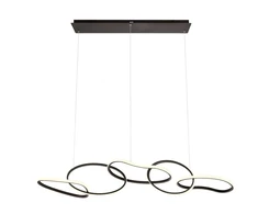 120W LED pakabinamas šviestuvas BIAS, juodas, 3000/4500/6500K, dimeriuojamas, 01-3393