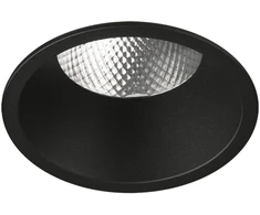 12,5W LED įleidžiamas šviestuvas KIDAL, juodas, 3000K, dimeriuojamas, IP44, E3771102NDP