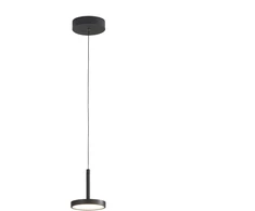 12,5W LED pakabinamas šviestuvas CORVUS, juodas, 3000K, dimeriuojamas, C3945102NDT