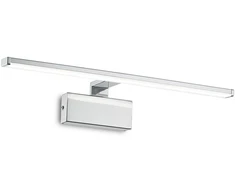 Sieninis šviestuvas Ideal Lux 12W wall lamp with 1 light ALMA, 3000K, chrome