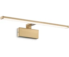 Ideal Lux 12W sieninis šviestuvas ALMA, žalvario sp., 3000K
