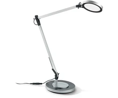Ideal Lux 10W table lamp with 1 light FUTURA, 4000K, aluminum.
