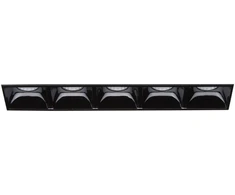 Ideal Lux 10W recessed lamp 5 lights LIKA, 3000K, chrome