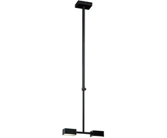 12,6W LED pakabinamas šviestuvas NOSTO, juodas, 3000K, 4276500