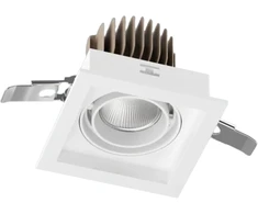 12,8W įleidžiamas šviestuvas BERYL NEW LED K-1, baltas, 4000K, IP44