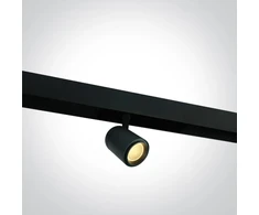12W LED akcentinis šviestuvas į magnetines sistemas ONELIGHT MINI/MIDI/MAXI, juodas, 3000/3500/4000K, 42114A/B/V