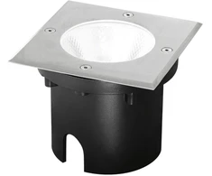 12W LED įleidžiamas į grindinį šviestuvas WALK, nikelio sp., 3000K, IP67