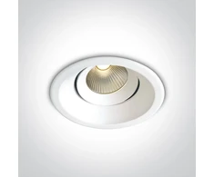 12W LED įleidžiamas pakreipiamas šviestuvas, baltas, 3000/3500/4000K, 11112TA/W/V