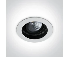 12W LED įleidžiamas pakreipiamas šviestuvas, baltas, 3000K, 11112E/W/W