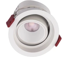 12W LED įleidžiamas pakreipiamas šviestuvas MT 147 LED, baltas, 3000K