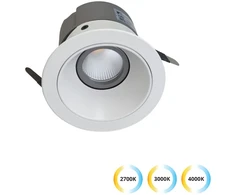 12W LED įleidžiamas šviestuvas ALEA, baltas, 2700/3000/4000K, 3914-011W-3-S-38