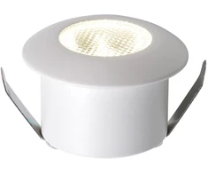 1,2W LED įleidžiamas šviestuvas ASSO, baltas