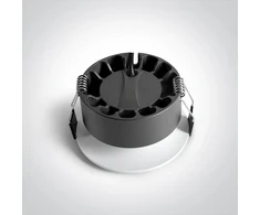 12W LED įleidžiamas šviestuvas, baltas, 3000/3500/4000K, 10112DX/W/V